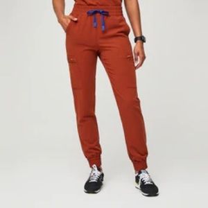 FIGS Scrub Bottoms (XS) Auburn-Atlanta High Waisted Jogger Scrub Pants